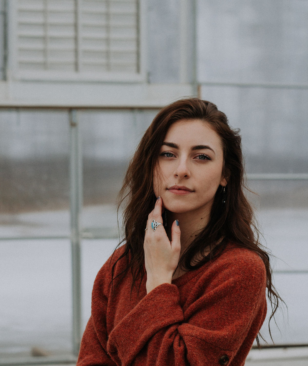 Young woman considering options other than abortion